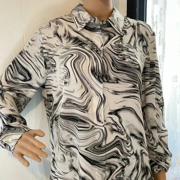 Theory blouses with buttons M - Picture 8 of 11